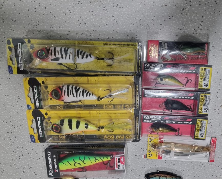 Воблери нові та вживані.