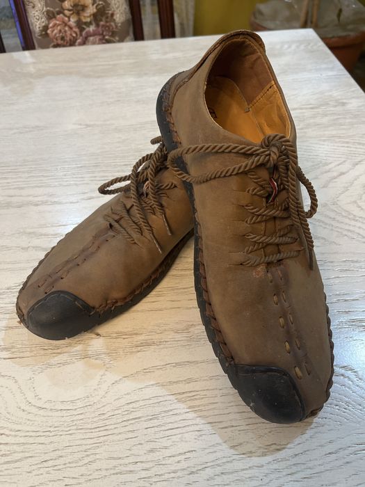 Кросівки туфлі шкіряні