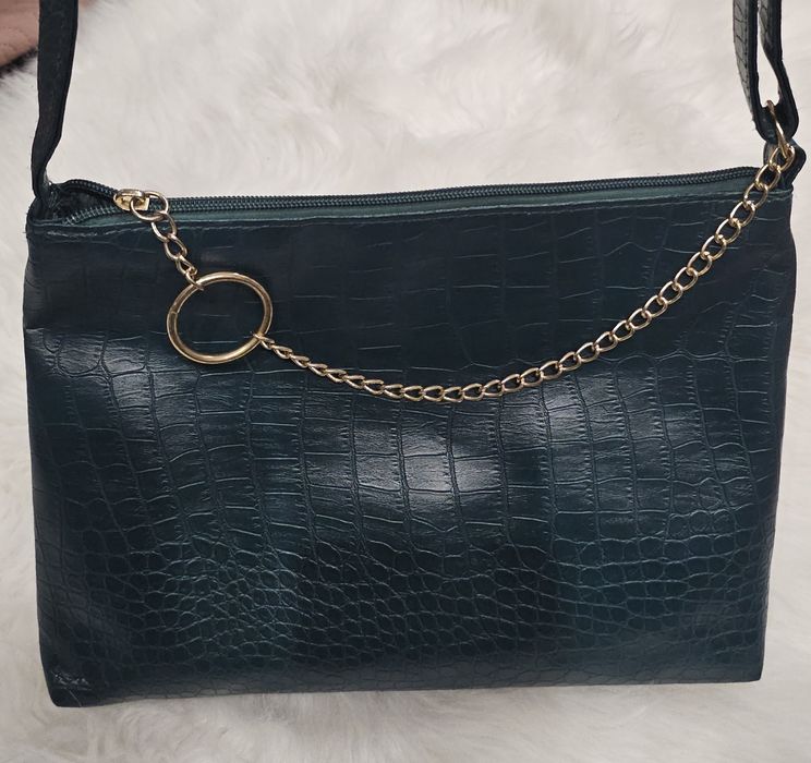 Torebka listonoszka zielona