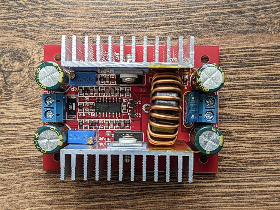 Повышающий  преобразователь 400W 15A TL494 регулируемый CC/CV модуль
