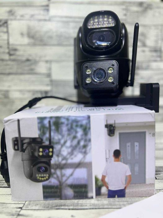 Распродажа! 8мр IcSee ​​Уличная WiFi Камера Видеонаблюдения Поворотная