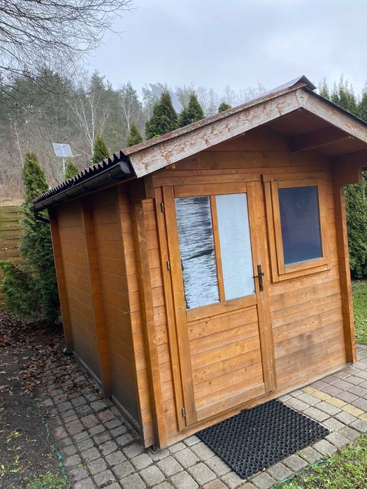Sauna zewnętrzna duża piec 9 kW