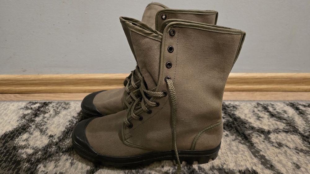 Buty trzewiki wojskowe khaki trampki 46 28cm wkładka Mil tec