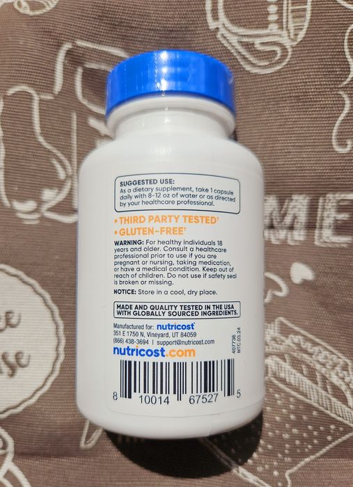 Nutricost Тудка tudca ТУДХА тауроурсодезоксихолева кислота 60 шт