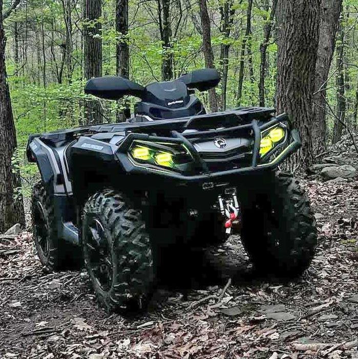 Передні LED світлодіодні фари Can-Am Outlander G3 Chasing Halos BRP