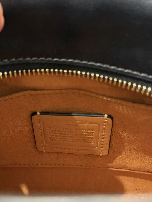 Сумка Coach andrea carryall bag коричнева