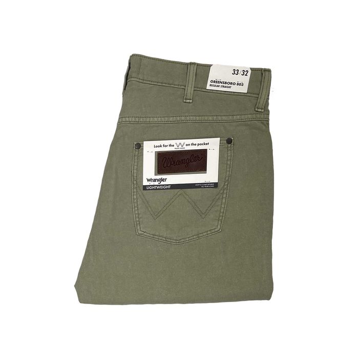 Spodnie męskie Wrangler Greensboro 803 Tea W33 L32