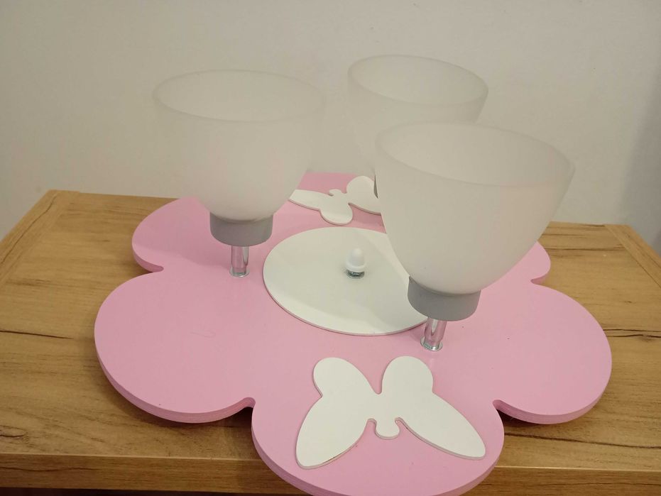 Lampy lampa do pokoju dziecięcego motyle miś