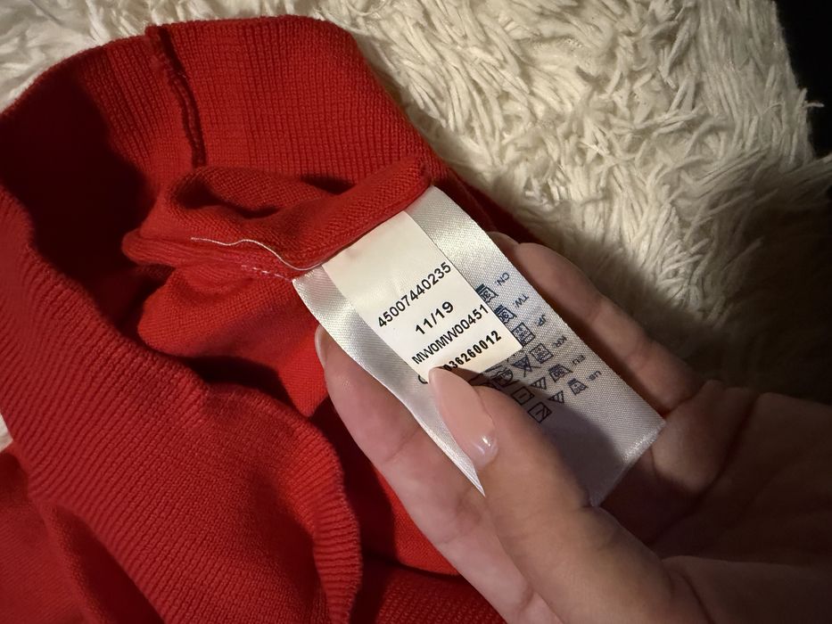Czerwony sweter męski tommy Hilfiger 40