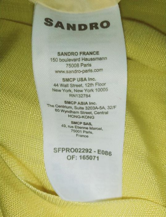 Sandro Paris стильне оригінальне плаття