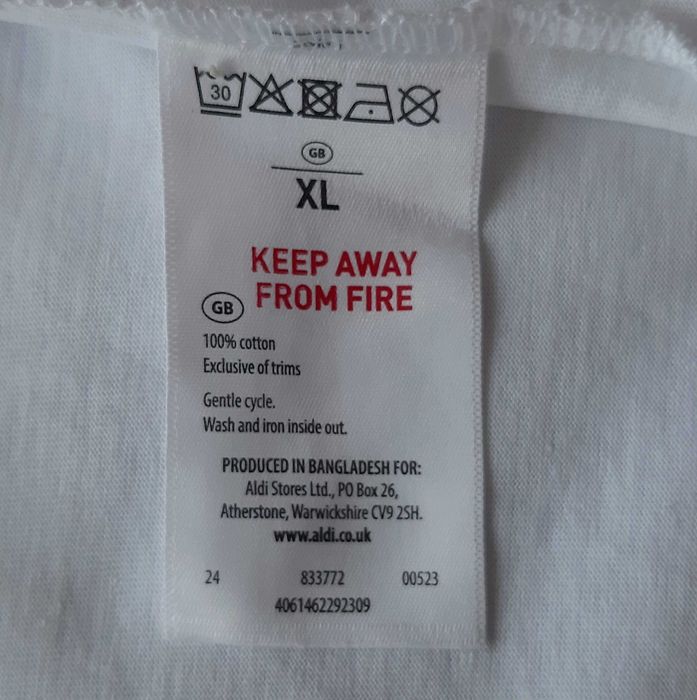 Biały T-Shirt UEFA Euro 2024 - England