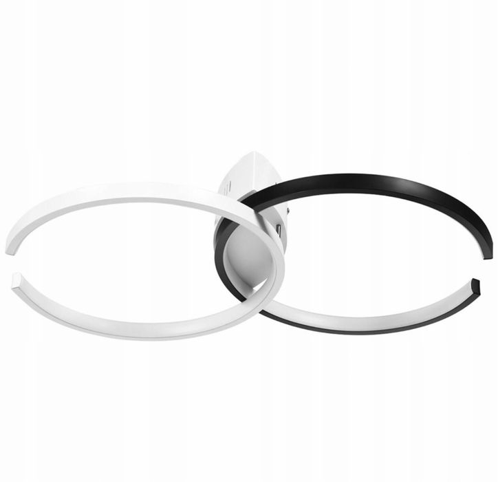 Nowoczesna lampa sufitowa z pilotem Plafon LED Zmienna barwa światła