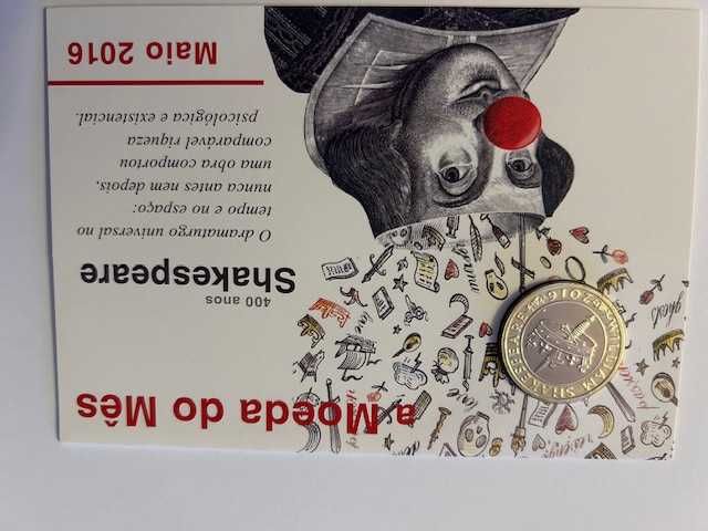 Moeda 2 Pounds 2016 — William Shakespeare “Histories”