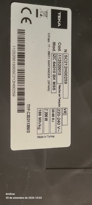Placas de indução