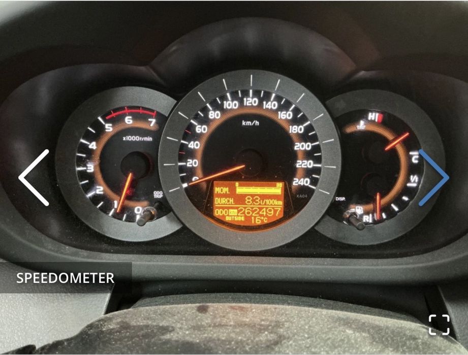 Toyota Rav4 2006 2.2 дизель ПОВНИЙ ПРИВІД клімат 265 тис.км