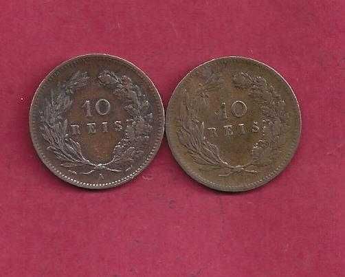 D. Carlos  I   10 Reis  1892   e 1892 A