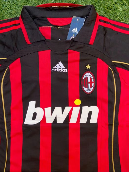 Camisola Retrô Milan I 07/08 Kaká 22 - Envio Rápido!