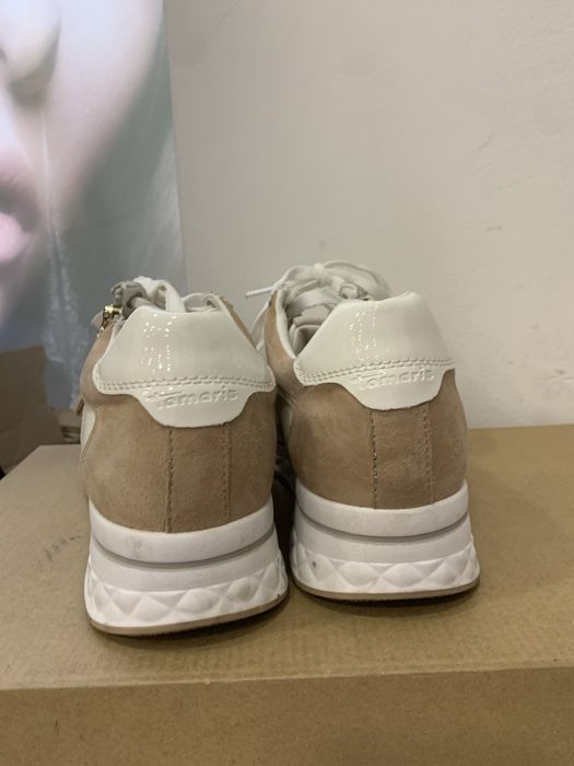 Tamaris skorzane damskie sneakersy rozmiar 38