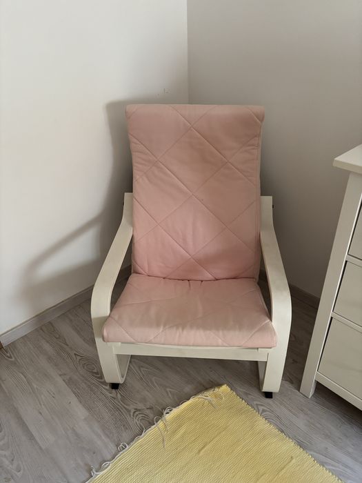 Cadeira de baloiço  rosa