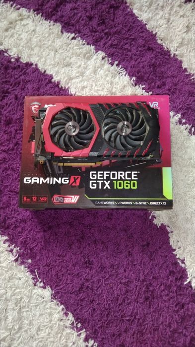 Видеокарт Msi Geforce GTX 1060 6gb gaming X