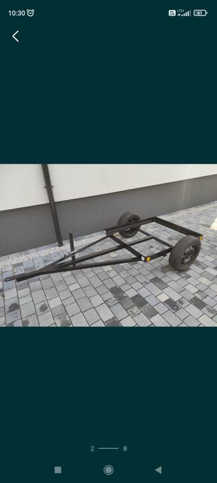 Dwukółka na wodę zbiornik mauzer przyczepa Przyczepka Przyczepka