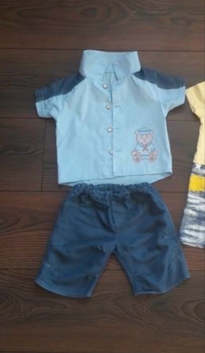 Летний комплект на мальчика, шорты, тениска