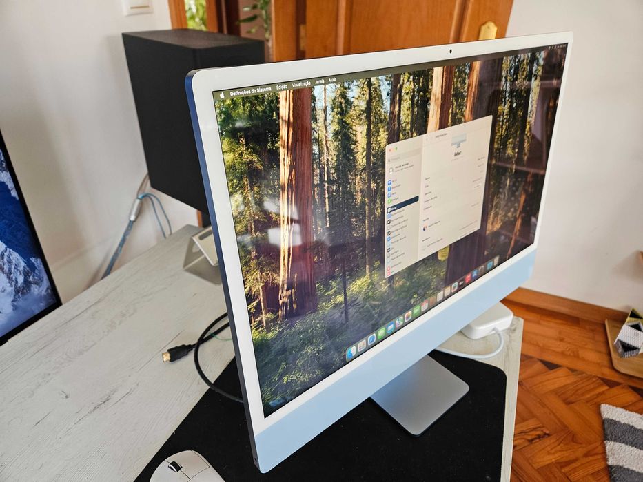 Apple IMAC 24" Azul (Retina 4.5K/M3/8GB/256GB)  c/3 anos garantia