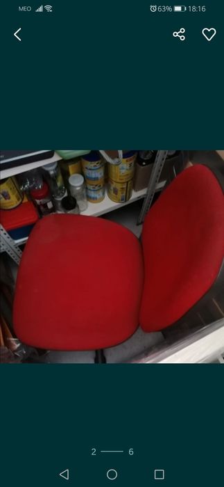 Cadeira ergonómica escritório