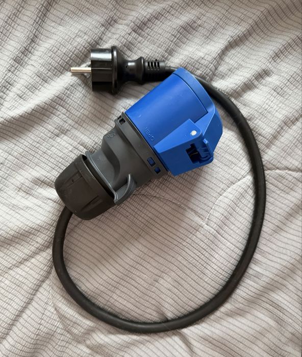 Адаптер перехідник(хвіст)Garo 32A-6h / 220-250V~ 2P+÷ /50+60Hz Typ S 232-6 S