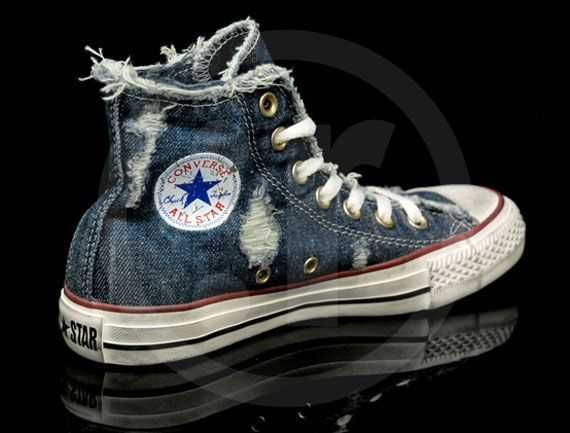 Кеди Converse Chuck Taylor All Star Hi Distressed Denim Ориг 40-40.5р
