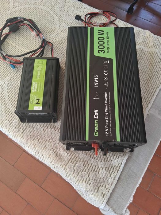 Carregador de Baterias Universal e Inversor Green Cell