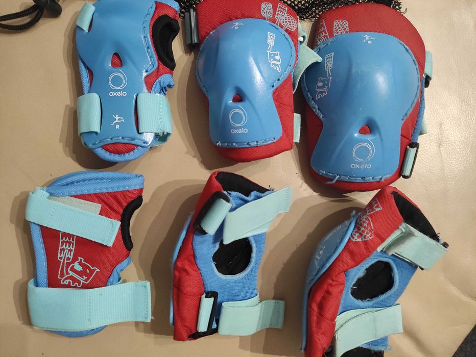 Proteções de pulso, cotoveleiras e joelheiras para criança Decathlon