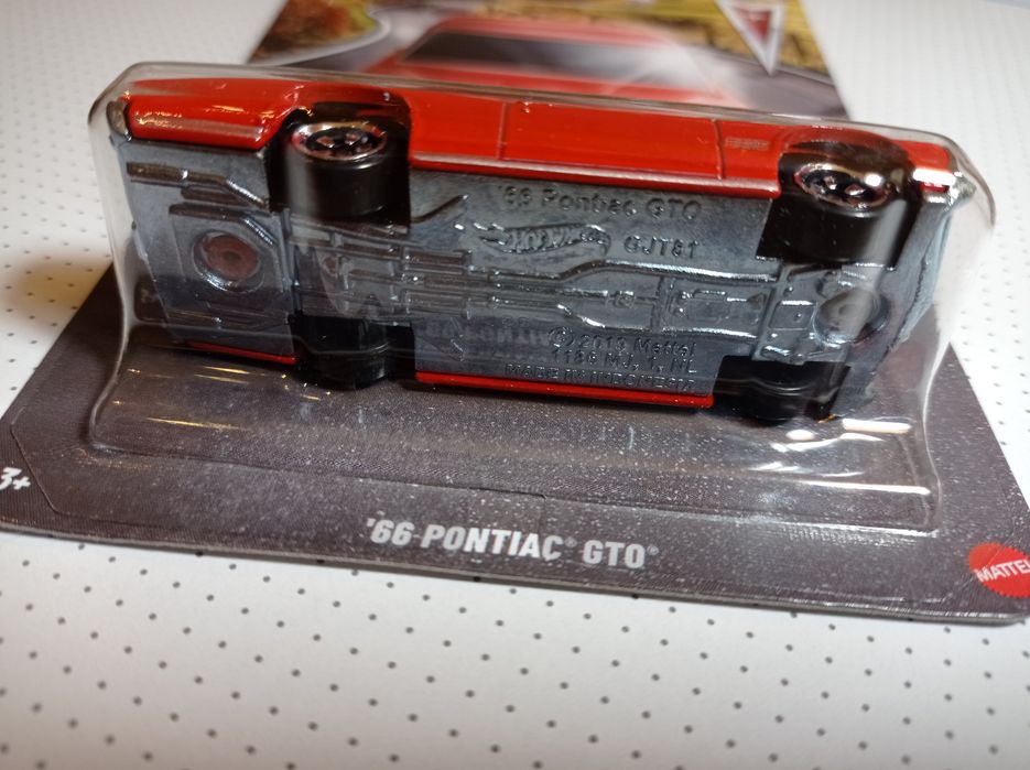 Hot Wheels - '66 Pontiac GTO - Pontiac Centennial Silver Series