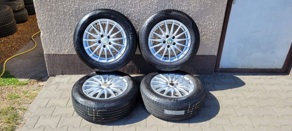 Alufelgi ALFA ROMEO 5X110 z oponami 215/60 R16 lato