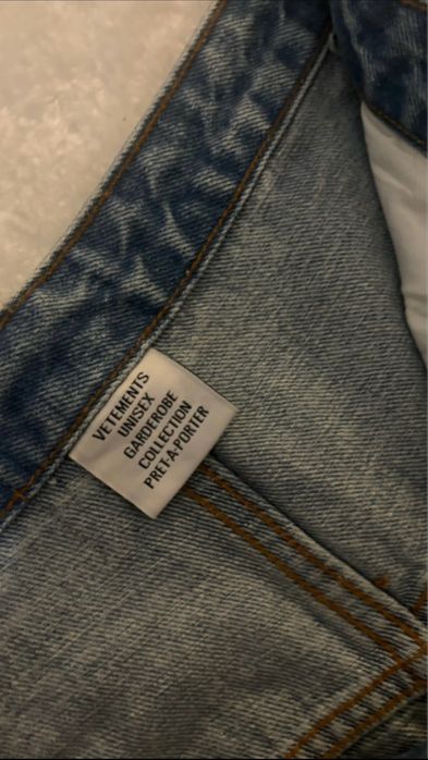 Vetements baggy jeans