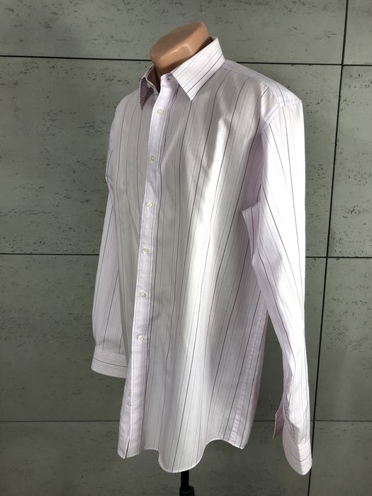 Marks & Spencer roz. 42 męska koszula w paski