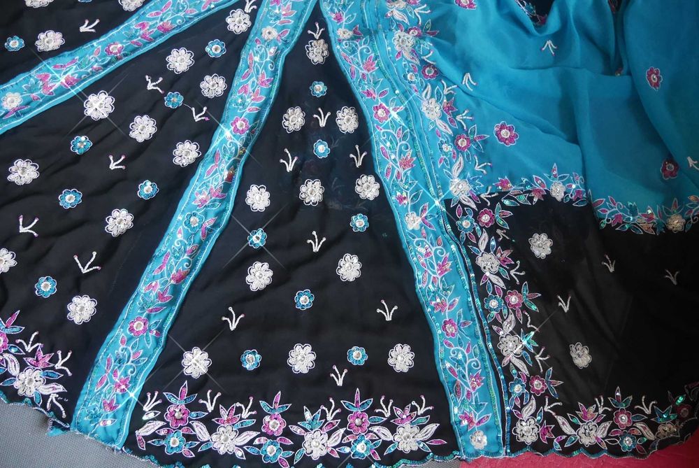 Шикарное сари индийское свадебное