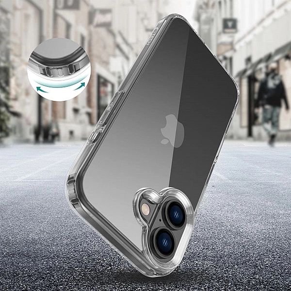 Etui Tech-Protect FlexAir Hybrid na iPhone 16 - przezroczyste