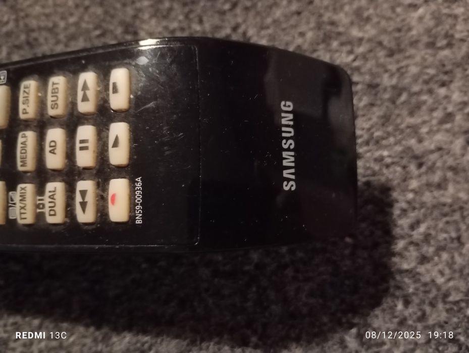 Comando  preto Samsung