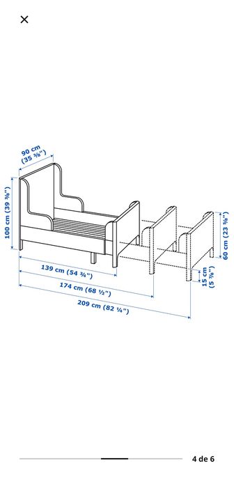 Cama extensivel ikea Busunge