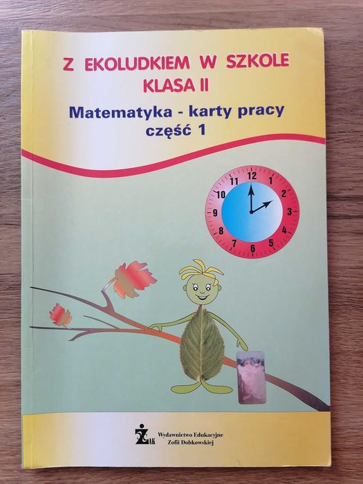 Z ekoludkiem w szkole klasa 2, matematyka, karty pracy część 1, 2000