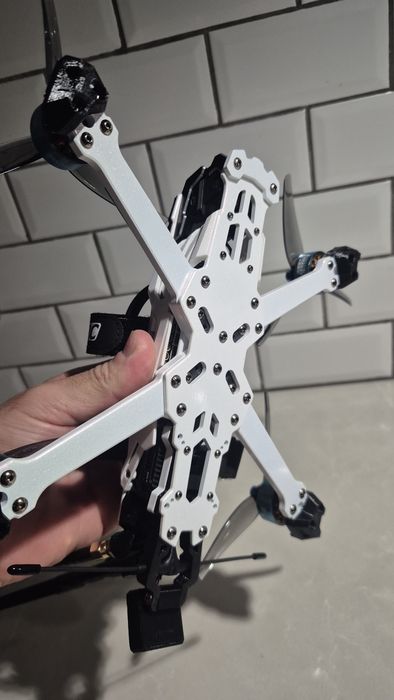 Drone FPV Vapor X5 branco pérola