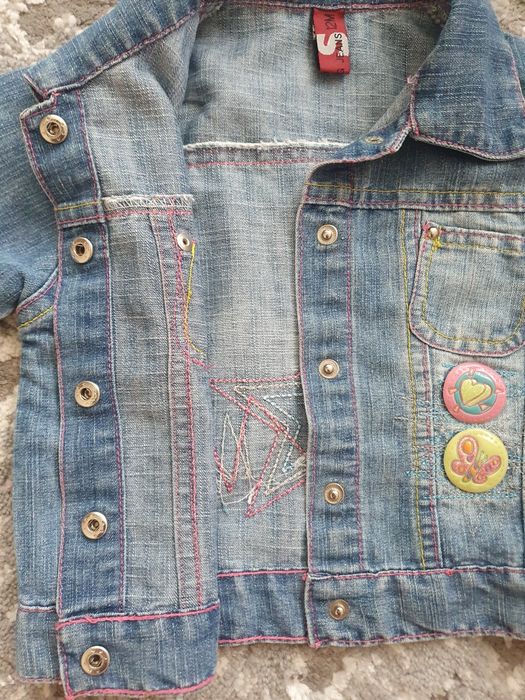 Куртка джинсова для дівчинки