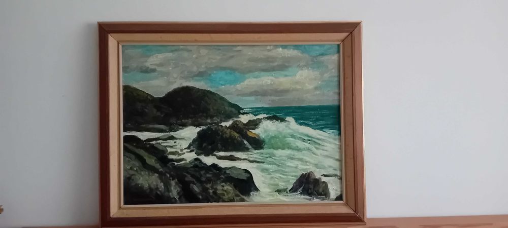 Quadro Original Pintura Tela Assinada