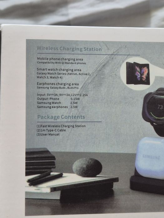 Bezprzewodowa ładowarka 3w1