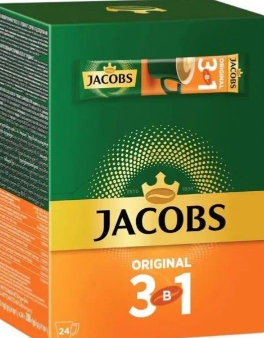 Jacobs original 3в1 ( 24 стіка в упаковці)