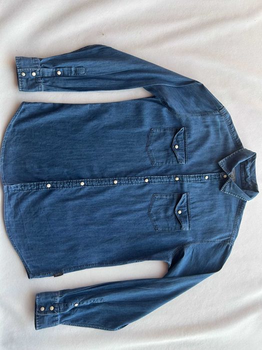 Jack & Jones _ Jeansowa koszula M _ 100% bawełna