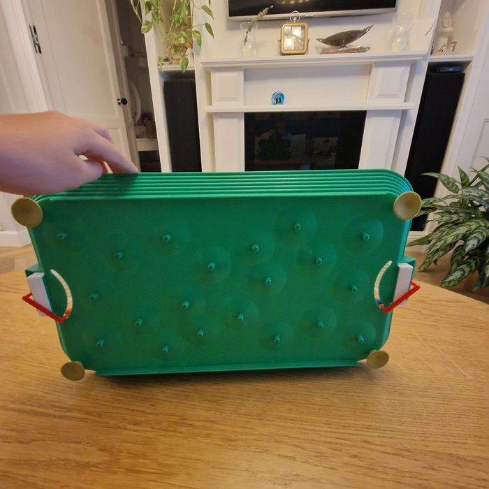 Plastikowe piłkarzyki spręrzynowe