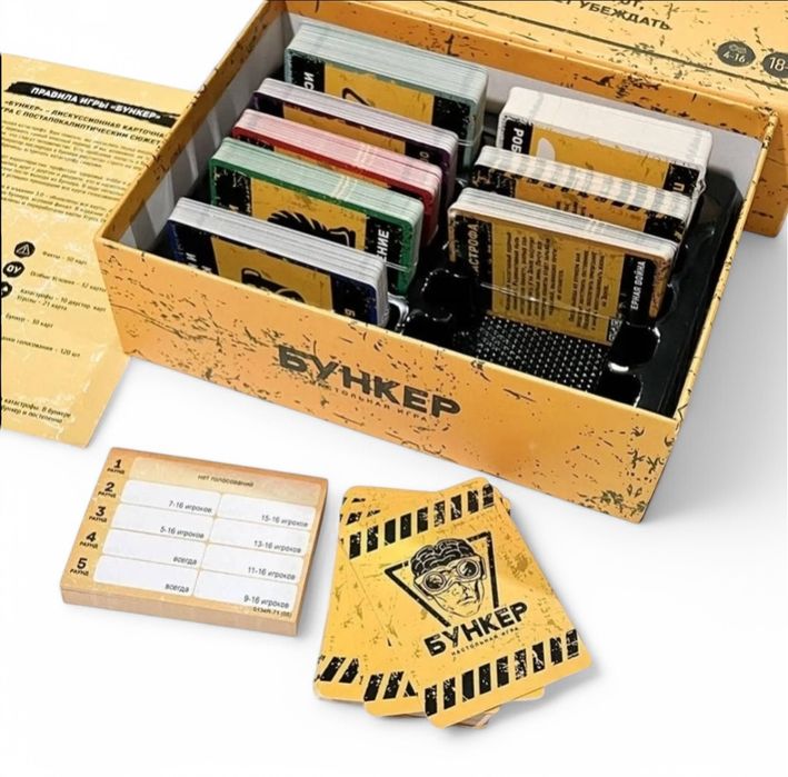 Бункер 3.1 - Російською! Настільна гра - Bunker