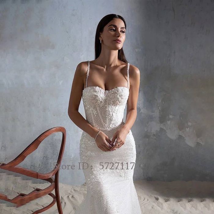 Весільна сукня рибка